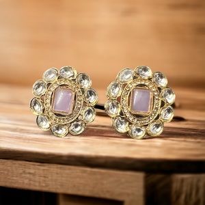 Lavender studs